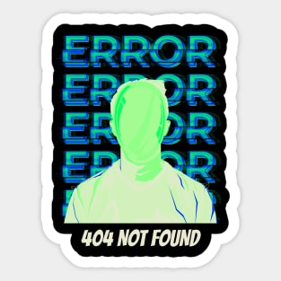 Human Error 404 05 Sticker